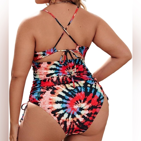 Tie-Dye Cutour Monokini Nwot - Picture 4 of 7